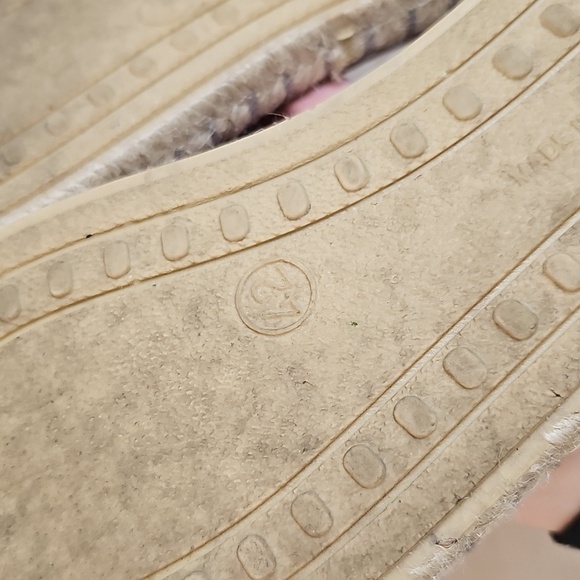 Verbenas Leather Peep Toe Cruz Espadrilles Flats EU 42 / US 11 - Picture 11 of 14